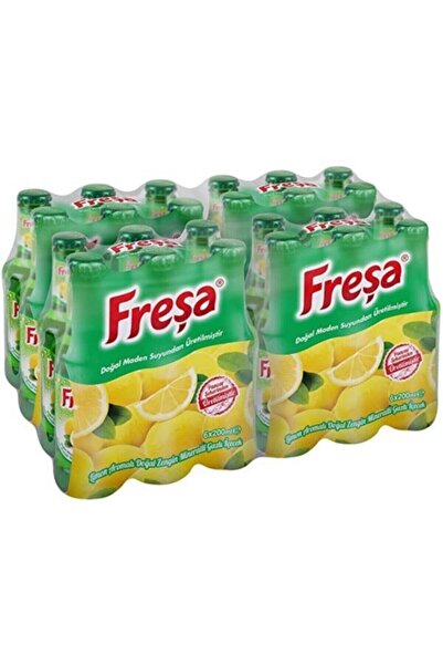 FREŞA 200 ml Limon Aromalı Doğal Zengin Mineralli*24 Adet