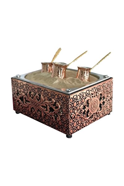 Genel Markalar Bakır Kumda Kahve Makinesi Gerçek Bakır Cezve