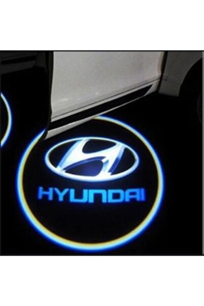 Oto Çizgi Hyundai Pilli Kapı Altı Logo Yapıştırmalı 2 Adet