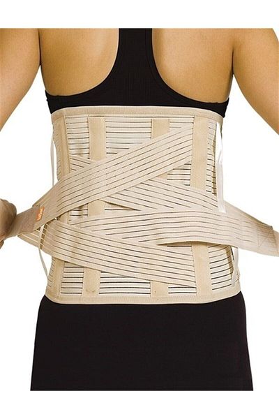 MEDİKALBİM Steel Underwire Lumbosacral Orthopedic Corset Iron Waist Herniation Corset