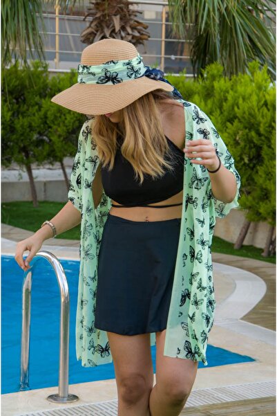 TREND Butterfly Patterned Pareo