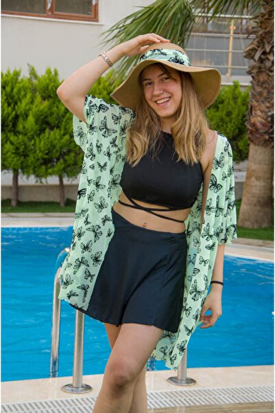 TREND Butterfly Patterned Pareo