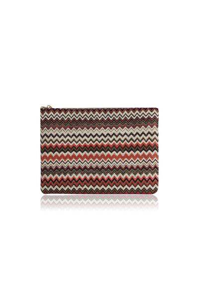VIVION Geantă clutch în zig-zag