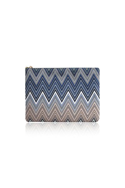 VIVION Zigzag Clutch Bag