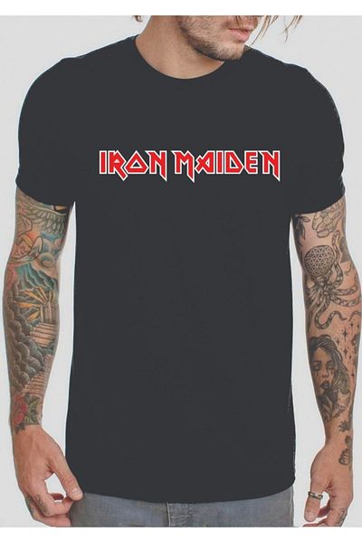 Kuzgunshop Μπλουζάκι Unisex Black Iron Maiden
