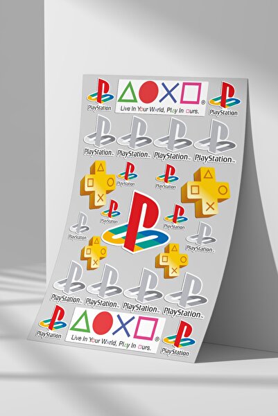 Sticker Market Sticker Set, A4 Size Sticker Label Set for Flat Surfaces