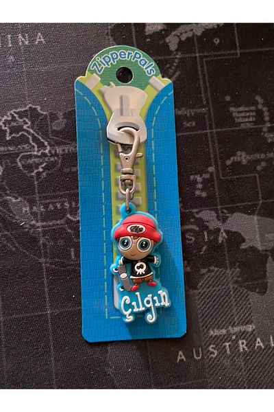 Top Model Keychain Zippered Crazy Ornament
