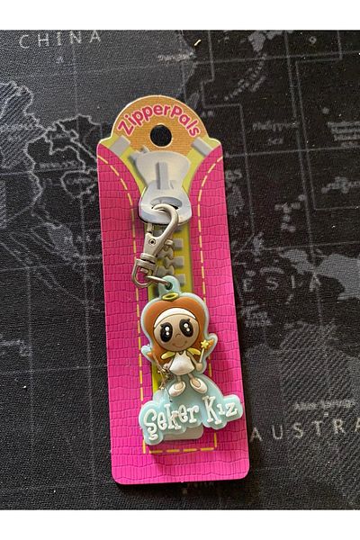 Top Model Girl Candy Keychain