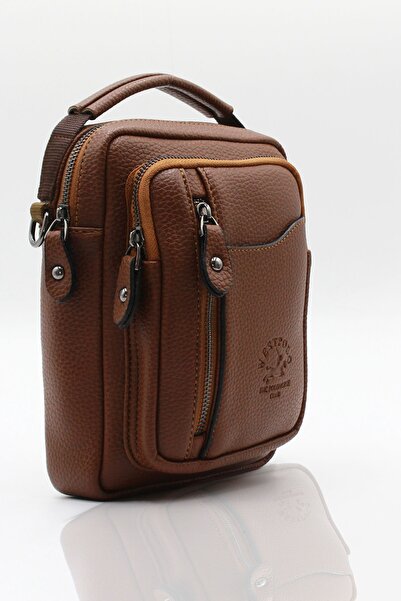 Fiyaka Wp-7007 Men's Hand and Shoulder Strap Bag Brown
