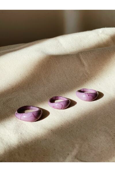 Minizooistanbul Minizoo Cam Yüzük Mat Mor (ADET)