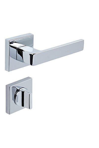 Genel Markalar Croma Eta Krom Zamak Kare Rozetli Lüks Oda Kapı Kolu