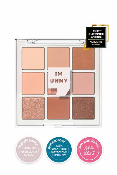 IM UNNY 9 Color Glitter Multi Eye Shadow Palette - Shadow Palette Matte, Shimmer (#01))