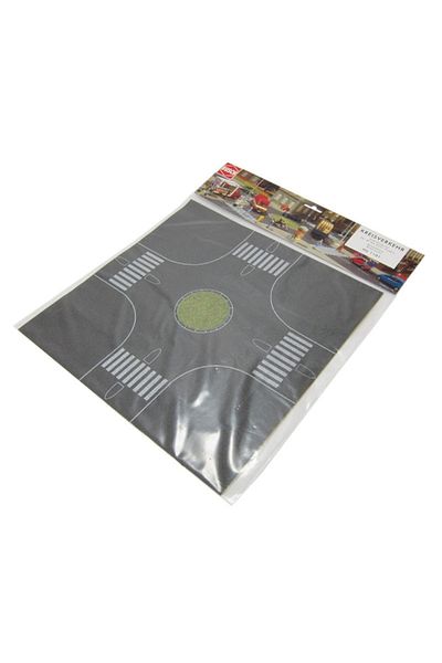 Busch 1/87 Ho Model Diorama Dörtyol Intersection Floor Decor (30x30 Cm)