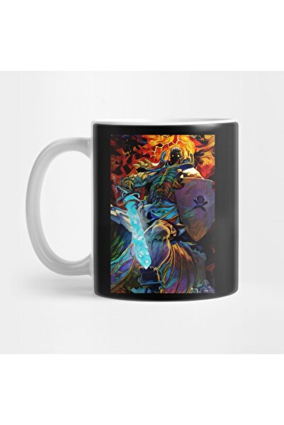 Pixxa Colorful Skull Knight Mug