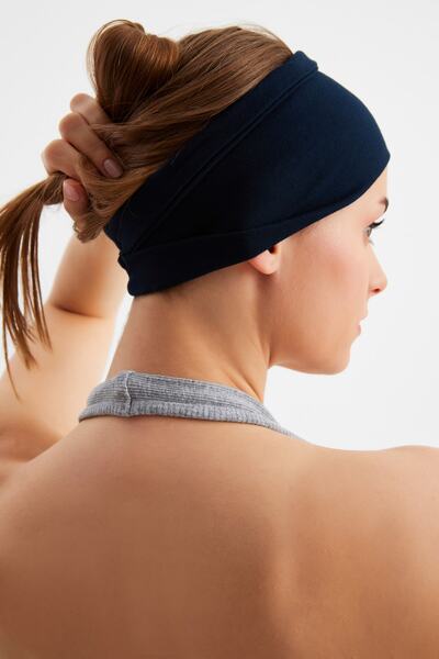 Butikgiz Ανδρική βαμβακερή χτενισμένη βαμβακερή, αντιολισθητική, εξαιρετικά ελαφριά, αθλητική φαρδιά ζώνη μαλλιών Bandana Buff