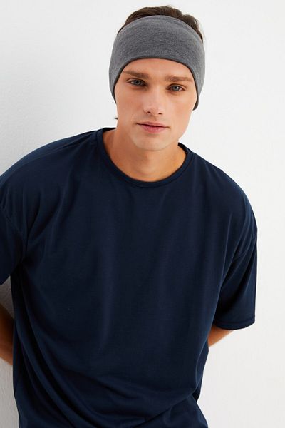 Butikgiz Men's Cotton Combed Cotton, Non-Slip, Ultra Light, Sports Wide Hair Band Bandana Buff