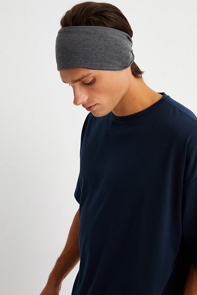 Butikgiz Men's Cotton Combed Cotton, Non-Slip, Ultra Light, Sports Wide Hair Band Bandana Buff