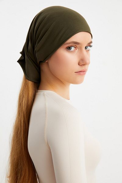 Butikgiz Women's 4-Function Protective, Cotton, Flexible, Anti-Sweat, Bandana, Neck Collar, Buff, Mask