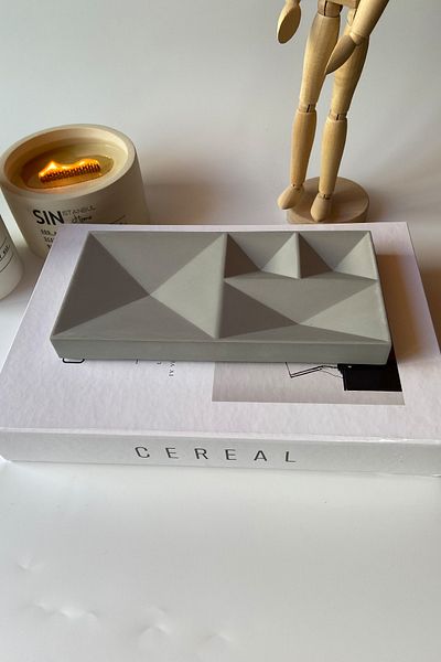 sin istanbul Concrete Jewelery Jewelry Plate Gray