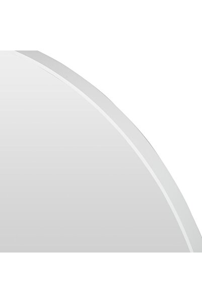 FLORADESİGN Ayna / Dekoratif Ayna / Yuvarlak Ayna / Banyo Ayna / Makyaj Ayna / Duvar Ayna/ Flora Roma ( Beyaz)