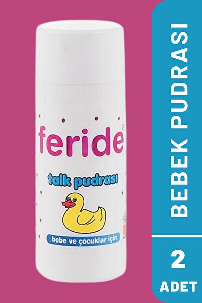 Feride 2 Adet Pişik Pudrası Gül Kokulu 75 Gr