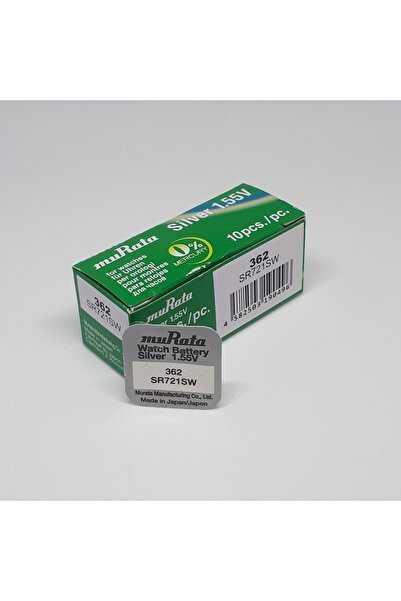 MURATA 362 Sr721sw 1,55v Saat Pili-10 Adet