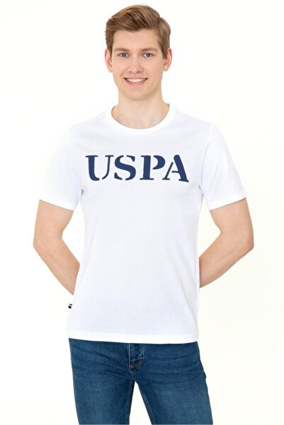 U.S. Polo Assn. Λευκό ανδρικό μπλουζάκι G081sz011.000. 1350567