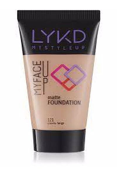 lykd 121 Matte Foundation - Creamy Beige