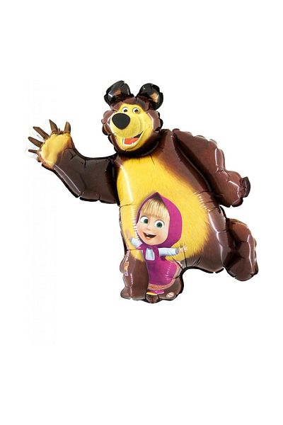 Masha ve Koca Ayı Licensed Masha and the Bear Balloon Number Welcome Set Full Set (Video Conversation)