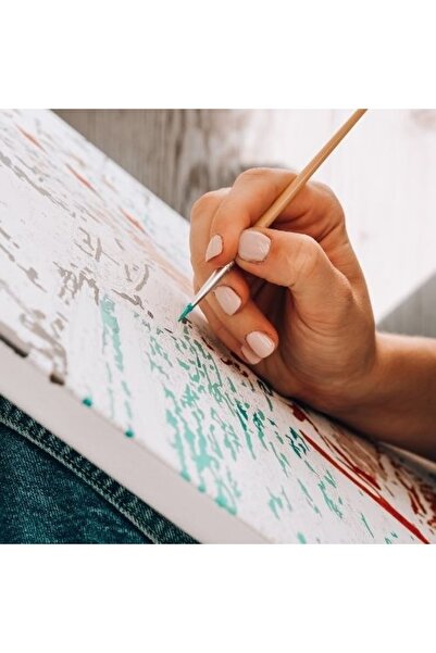 Genel Markalar Canvas Kitap Kulesi Sayılarla Boyama Seti Kasnaklı 50 X 65 Cm