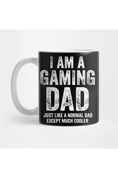 Pixxa I Am A Gaming Dad - Video Gamer Gamer Dad Mug