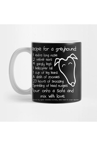 Pixxa Recipe For A Greyhound White Mug
