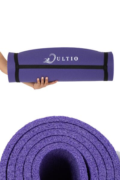 Ultio Spor Taşıma Askılı 10 Mm Pilates Minderi Kaymaz Taban Yoga Matı Isteğe Bağlı Kamp Matı