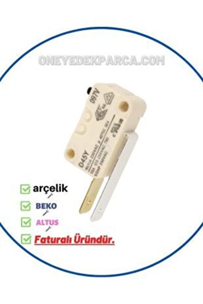 Altus Al 434 Sy Bulaşık Makinesi Kilit Şalteri Anahtarı