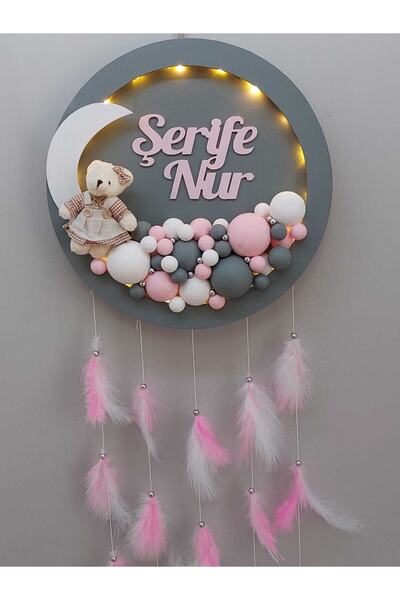 Mimari İnterior Dekor Ledli Bebek Kapı Süsü