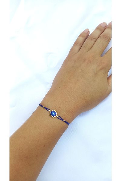 Atolye Ferda Miyuki Evil Eye Themed Lucky Bracelet (minimal)