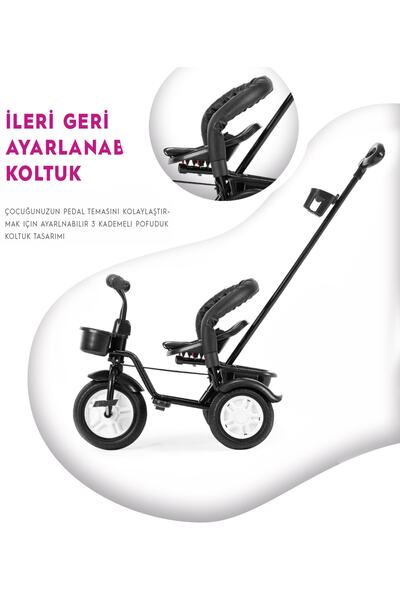 Moonybaby Moony Baby MB504 Trend Bike 3 Tekerlekli Çocuk Bisikleti Altın