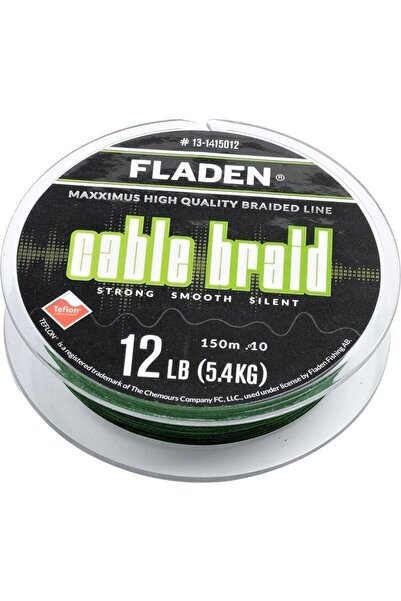 FLADEN Maxximus Cable Braid 150 м зелена волосінь 0,18 мм