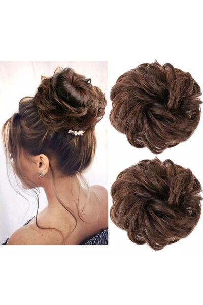 Fenomen Peruk Cataramă elastică pentru chignon, nuanță de cafea