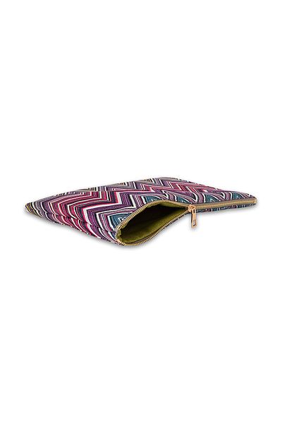 VIVION Zigzag Clutch Bag