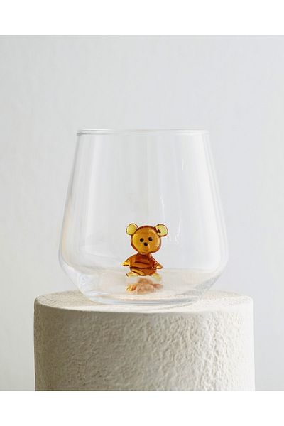 Minizooistanbul Teddy Water Glass