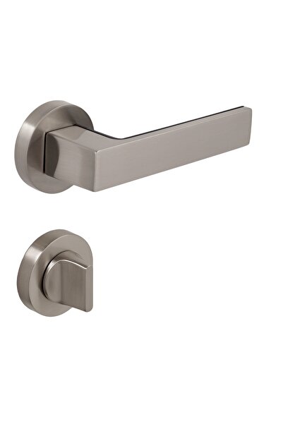 Genel Markalar Croma Zera Saten Zamak Yuvarlak Rozetli Lüks Yale (anahtarlı) Kapı Kolu