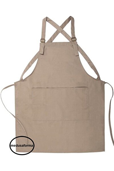 medusaforma مريلة مطبخ مع حزام ماستر شيف مقهى مطعم الشيف النادل كوك تصفيف الش...
