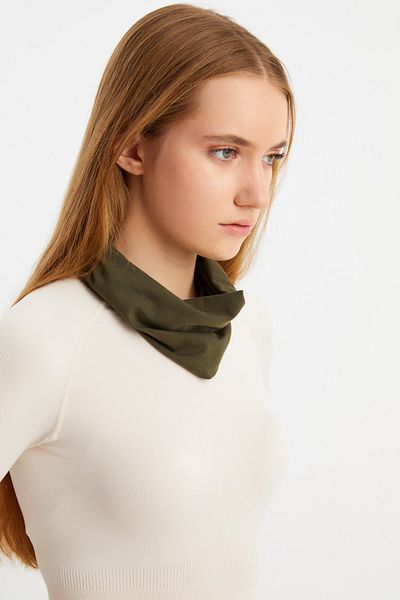 Butikgiz Women's 4-Function Protective, Cotton, Flexible, Anti-Sweat, Bandana, Neck Collar, Buff, Mask
