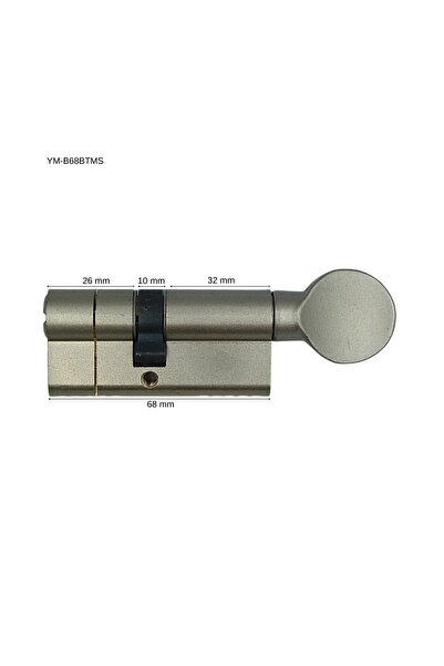 Yuma B68btms Standart Pirinç Bilyalı Mandallı Tuzaklı Barel Blister Ambalaj S...