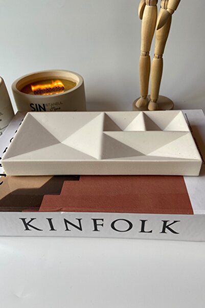 sin istanbul Concrete Jewelery Jewelry Plate White