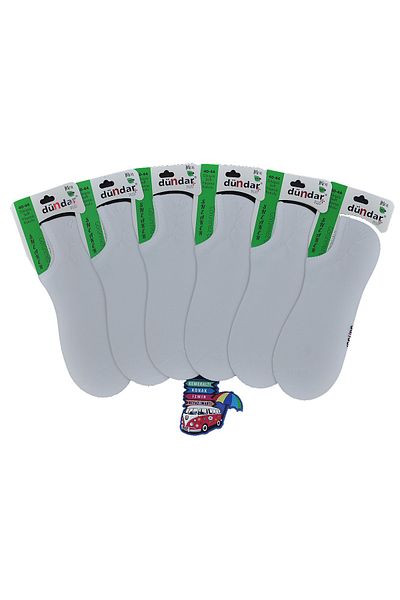 Dündar Pantofi fără sudură Bamboo Plus pentru bărbați - D003 (6 bucăți) alb