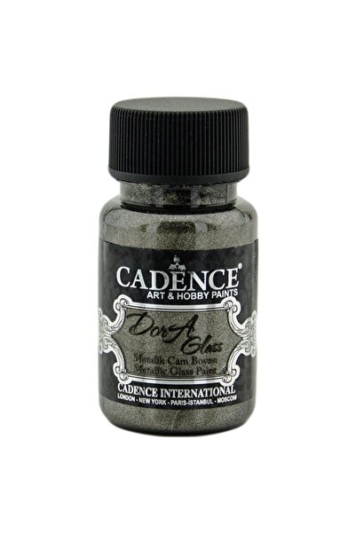 Cadence Dora Glass Metalik Cam Ve Porselen Boyası 50ml 3138 Antrasit