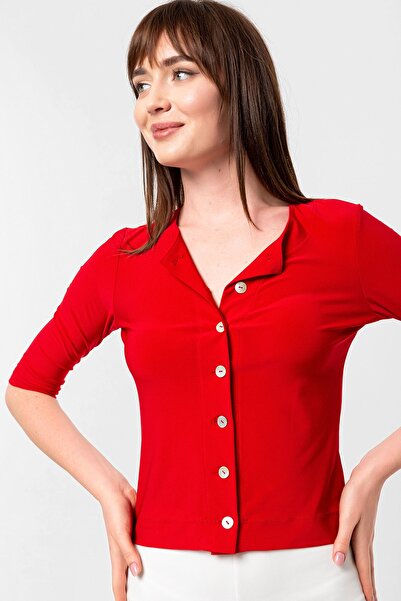 Laranor Red Mini Cardigan