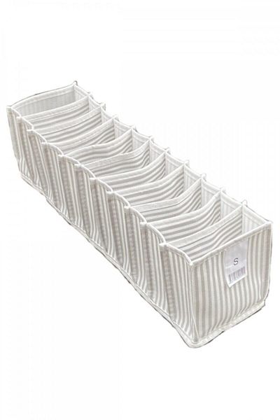 ALAS Accordion Organizer Drawer Organizer Gray Small